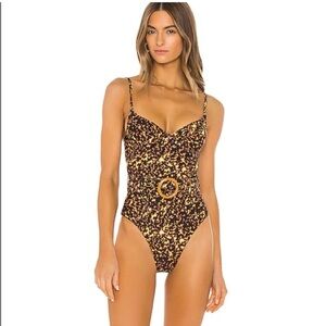 WeWoreWhat Tortoise One-Piece Swimsuit